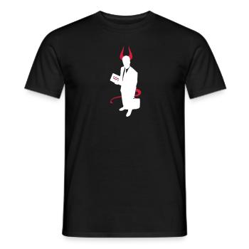 L'avocat du diable - T-shirt homme - noir - Devant - AI Model Male 178 light (178cm)