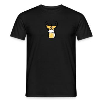 without text sexy hot cute sex design logo I'm her - Men's T-Shirt - black - Front - AI Model Male 178 light (178cm)