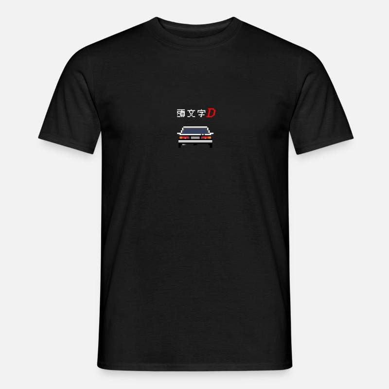 Initial D - Trueno - Männer T-Shirt - Schwarz