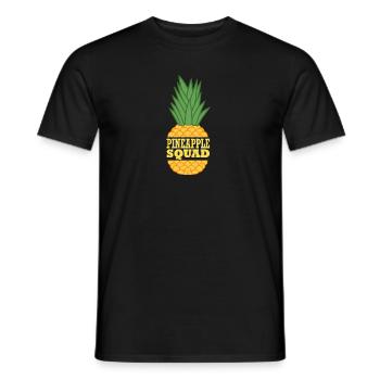 Pineapple Squad Vitamine aus tropischen Früchten - Männer T-Shirt - Schwarz - Vorne - AI Model Male 178 light (178cm)