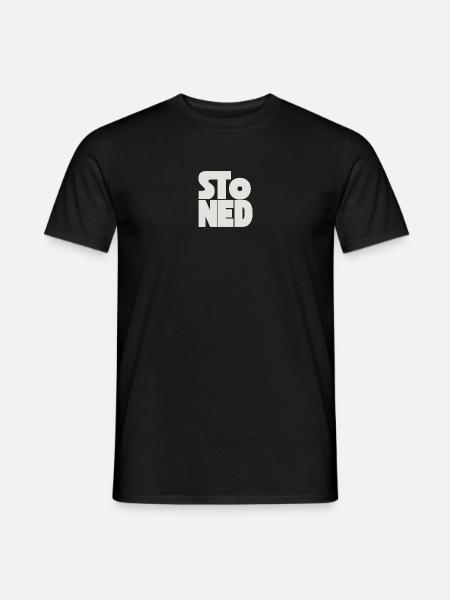 Stoned - Männer T-Shirt - Schwarz