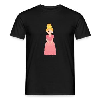 Princess - Men's T-Shirt - black - Front - AI Model Male 178 light (178cm)