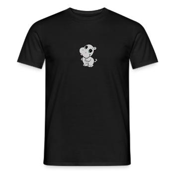 Süsses Nilpferd - Männer T-Shirt - Schwarz - Vorne - AI Model Male 178 light (178cm)