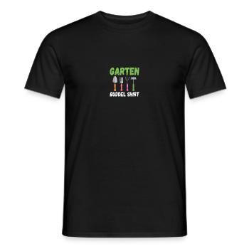 Garten Buddel Shirt Hobbygärtner Gärtnerin Gärtner - Männer T-Shirt - Schwarz - Vorne - AI Model Male 178 light (178cm)