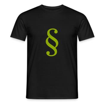 Droit Avocat Paragraphe Avocat Cour Droit - T-shirt homme - noir - Devant - AI Model Male 178 light (178cm)