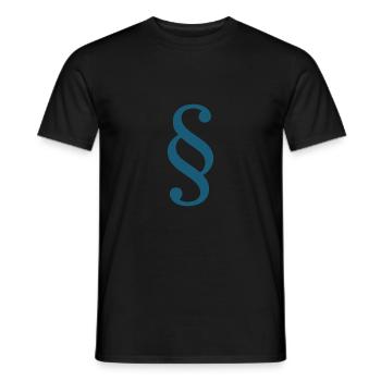 Droit Avocat Paragraphe Avocat Cour Droit - T-shirt homme - noir - Devant - AI Model Male 178 light (178cm)