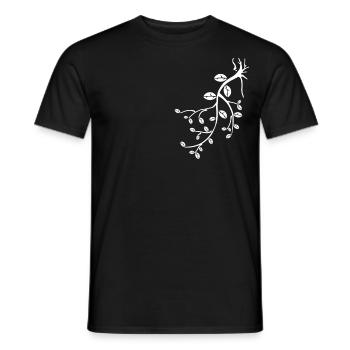 Spross des Lebens - Männer T-Shirt - Schwarz - Vorne - AI Model Male 178 light (178cm)