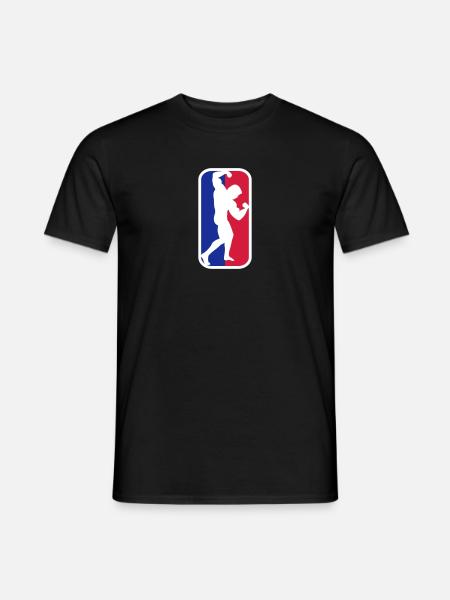 Bodybuilding Logo - Männer T-Shirt - Schwarz