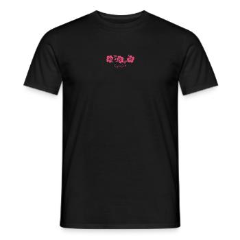 Fleur d’hibiscus de Key West Florida - T-shirt homme - noir - Devant - AI Model Male 178 light (178cm)