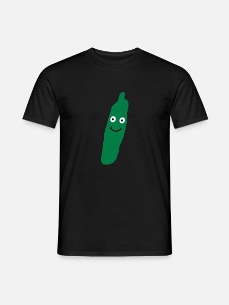 cucumber baby gift birth pregnancy - Men's T-Shirt - black