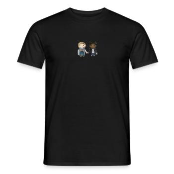 Doctor who - 13 and Yasmin - Men's T-Shirt - black - Front - AI Model Male 178 light (178cm)