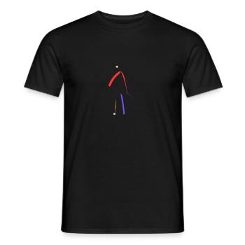 Modere Kunst - Männer T-Shirt - Schwarz - Vorne - AI Model Male 178 light (178cm)