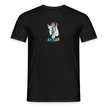 Schwule Gott Christen LGBT Pride Gay Rainbow Flag - Männer T-Shirt - Schwarz - Vorne - AI Model Male 178 light (178cm)