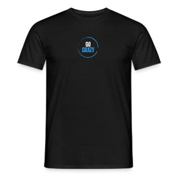 Go Crazy - Modern Style - Men's T-Shirt - black - Front - AI Model Male 178 light (178cm)