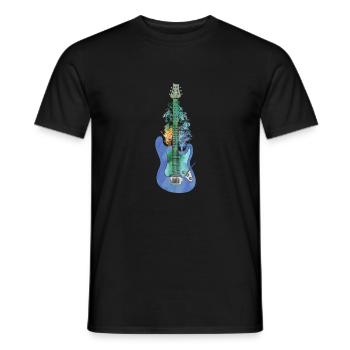 Guitare De Nature - T-shirt homme - noir - Devant - AI Model Male 178 light (178cm)