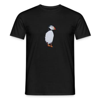 macareux - T-shirt homme - noir - Devant - AI Model Male 178 light (178cm)