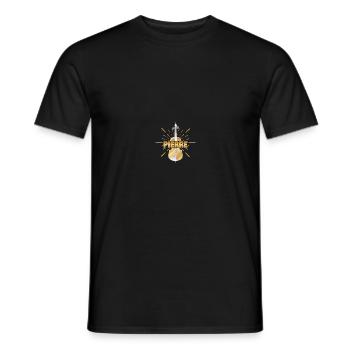 Violinist Pierre - Männer T-Shirt - Schwarz - Vorne - AI Model Male 178 light (178cm)