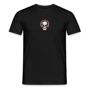 Skull Crest Born to Strength - Men's T-Shirt - black - Front - AI Model Male 178 light (178cm)