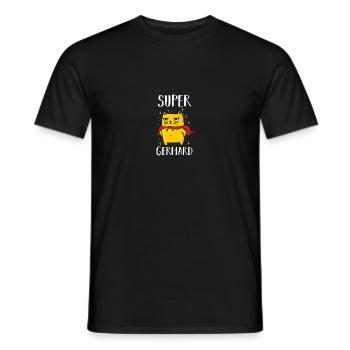 Gerhard - T-shirt homme - noir - Devant - AI Model Male 178 light (178cm)