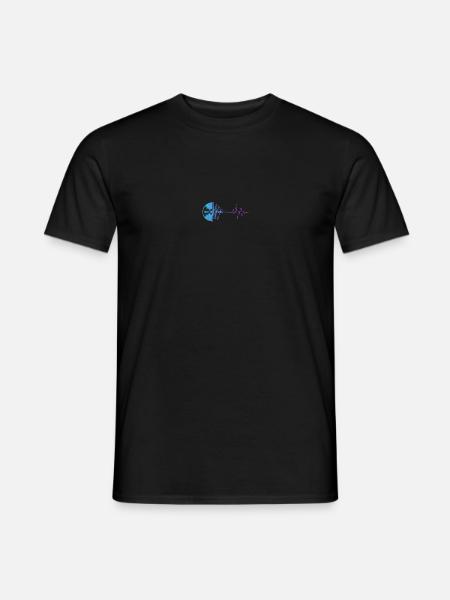 Techno Music DJ Discjokey - Männer T-Shirt - Schwarz
