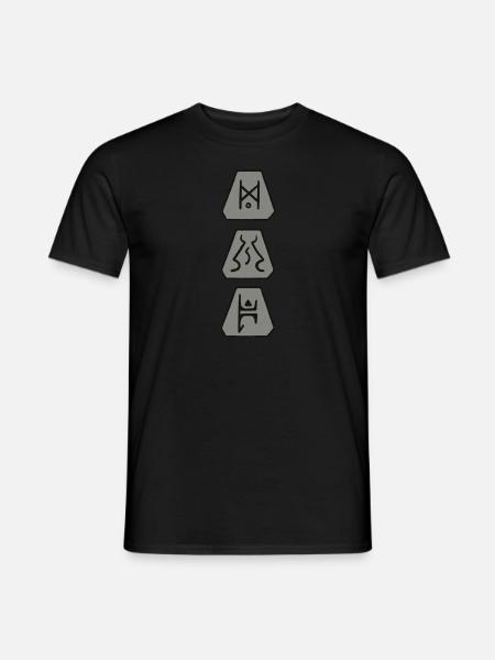 Enigma - Puzzle - Rune Word - Armor - T-Shirt - Men's T-Shirt - black