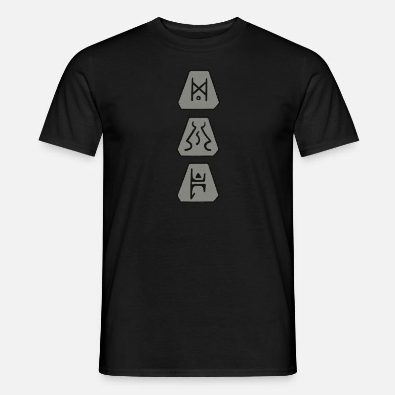Enigma - Puslespil - Rune Word - Rustning - T-shirt - Mænd T-shirt - sort