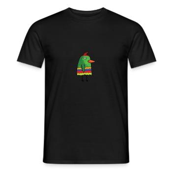 Oiseau étrange - T-shirt homme - noir - Devant - AI Model Male 178 light (178cm)