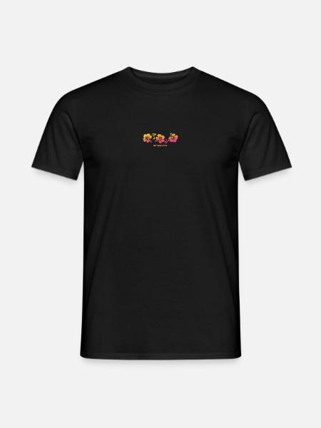Singapore Hibiscus Souvenir Vacation - Men's T-Shirt - black