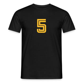5fargo - Männer T-Shirt - Schwarz - Vorne - AI Model Male 178 light (178cm)