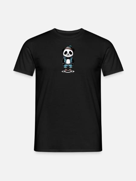 Cool Panda - Men's T-Shirt - black