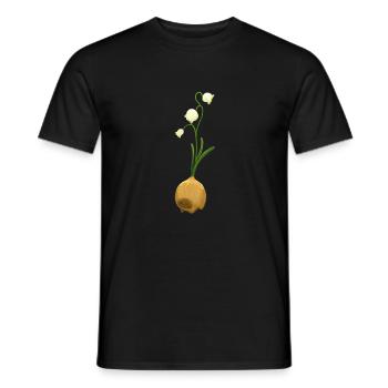 Märzenbecher - Männer T-Shirt - Schwarz - Vorne - AI Model Male 178 light (178cm)