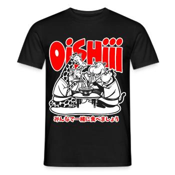 OISHIII FRIENDS - T-shirt homme - noir - Devant - AI Model Male 178 light (178cm)
