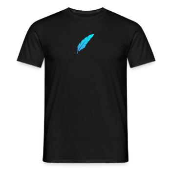 Feather Feeling #4 - Männer T-Shirt - Schwarz - Vorne - AI Model Male 178 light (178cm)