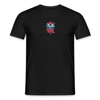 Little Monsters: Punk Monkey with Wink - Men's T-Shirt - black - Front - AI Model Male 178 light (178cm)