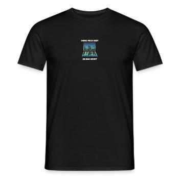 Glasmacher Glaserei Job Witz Geselle Handwerk - Männer T-Shirt - Schwarz - Vorne - AI Model Male 178 light (178cm)