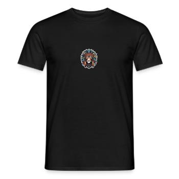Häuptling Tiger - Männer T-Shirt - Schwarz - Vorne - AI Model Male 178 light (178cm)