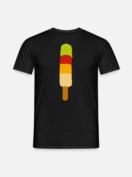 Cactus ice cream - Men's T-Shirt - black