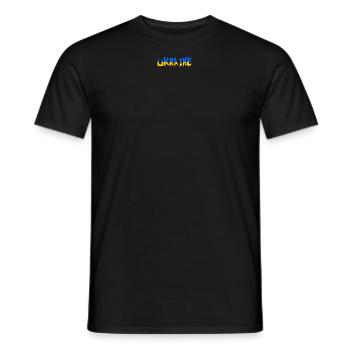 Ukraine Zelensky Ukrainian resistance peace - Men's T-Shirt - black - Front - AI Model Male 178 light (178cm)