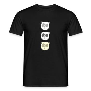 Frères Koala - T-shirt homme - noir - Devant - AI Model Male 178 light (178cm)