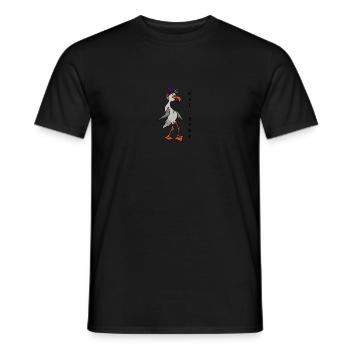 Möwe wat geht - Männer T-Shirt - Schwarz - Vorne - AI Model Male 178 light (178cm)