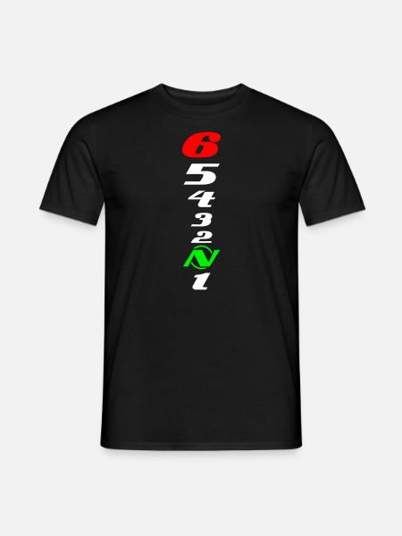 Motorcycle gearbox - Men's T-Shirt - black