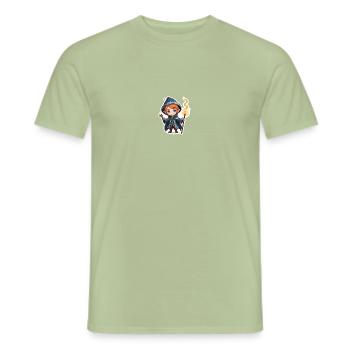 Little Magician - Men's T-Shirt - sage - Front - AI Model Male 178 light (178cm)