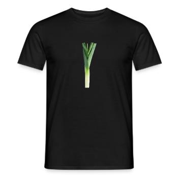 Meme aus dem Internet - Lauch. - Männer T-Shirt - Schwarz - Vorne - AI Model Male 178 light (178cm)
