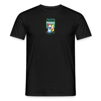 Teaching my favourite Gnomes twosday Teaching my f - Männer T-Shirt - Schwarz - Vorne - AI Model Male 178 light (178cm)