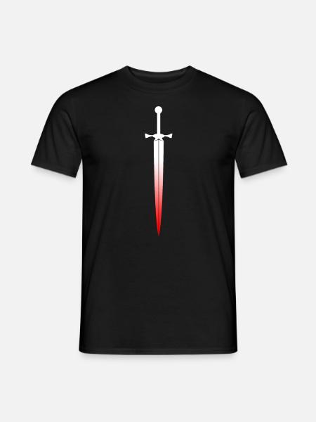 épée - T-shirt homme - noir