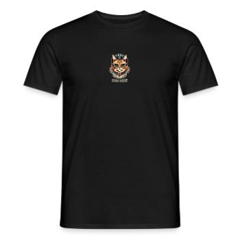 Cool und Stylo Miau - Männer T-Shirt - Schwarz - Vorne - AI Model Male 178 light (178cm)