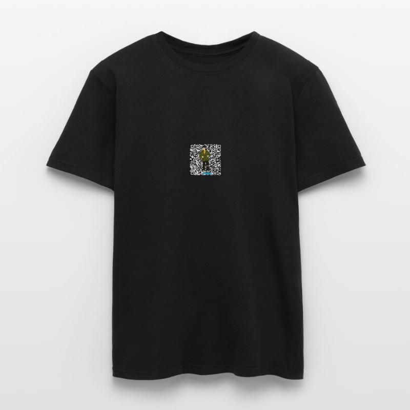 QR-Code Mann Männer T-Shirt