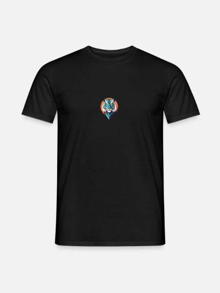 Tiger Logo - Männer T-Shirt - Schwarz