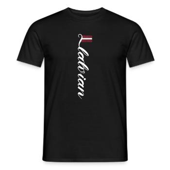 Litauen - Männer T-Shirt - Schwarz - Vorne - AI Model Male 178 light (178cm)