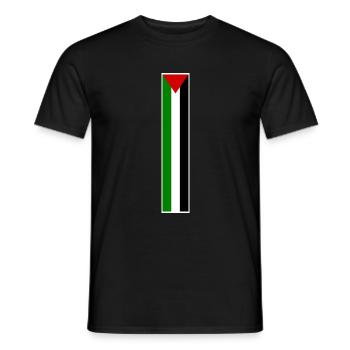 Free palestine - Männer T-Shirt - Schwarz - Vorne - AI Model Male 178 light (178cm)